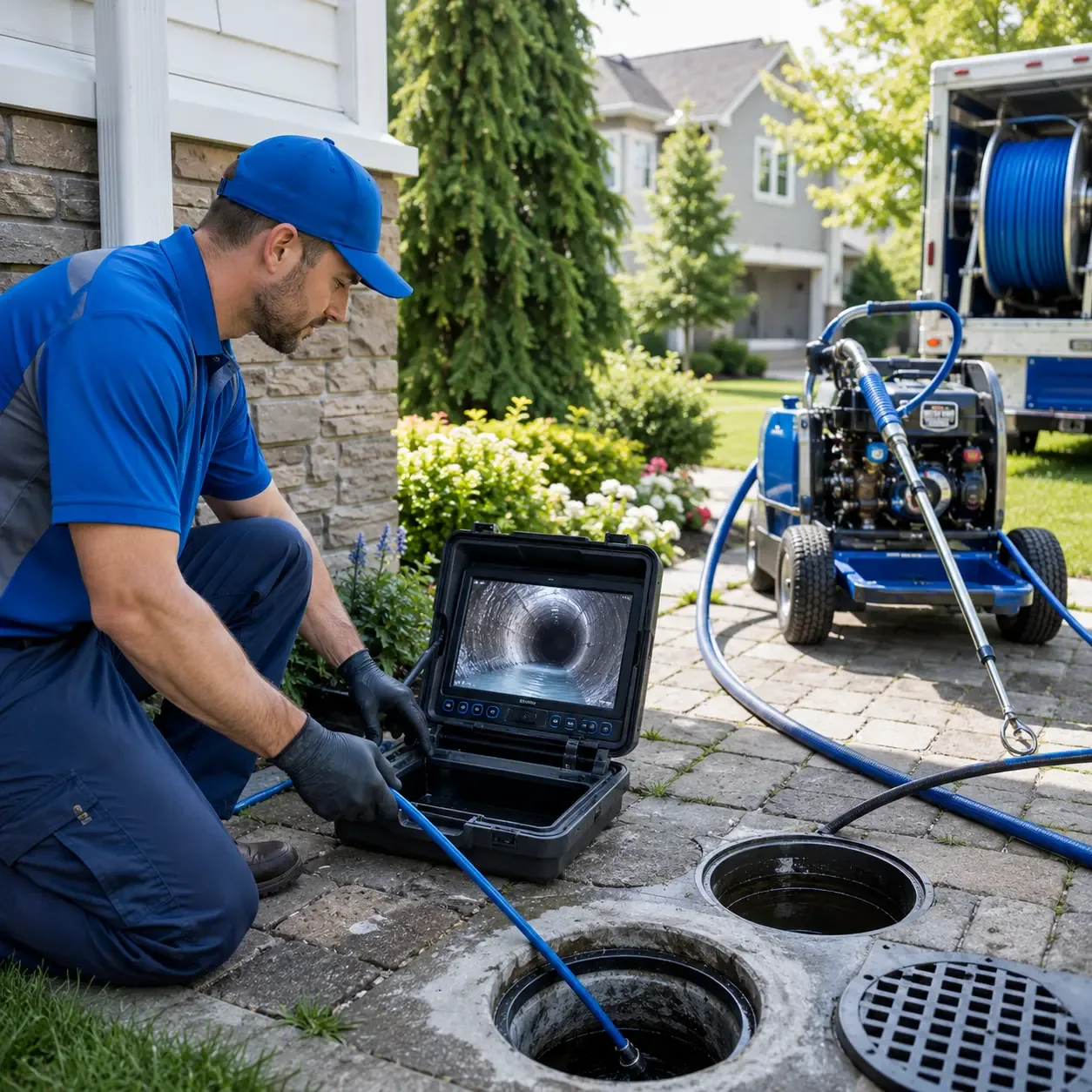 Outdoor drain cleaning professionals serving Indian Head, PA