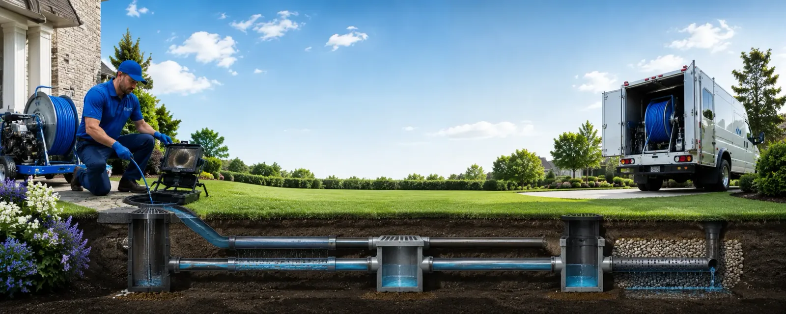 Outdoor drain cleaning information for Indian Head, PA